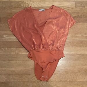 Zara cap sleeve bodysuit